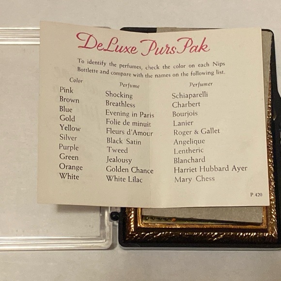 Famous Name Perfumes Packaged in Nips ~12 Glass Vials ~ Sample Set ~ Vintage. - Picture 3 of 12